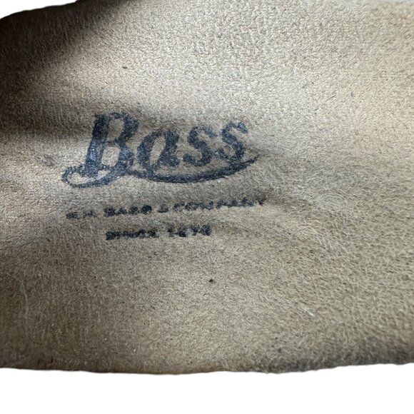 Bass Womens 10 Emelia Blue White Striped Wedge Espadrilles Slingback Heels - Picture 10 of 14